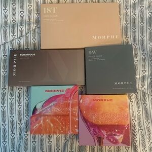 Morphe Eyeshadow Palette Set with Vibrant and Neutral Shades
